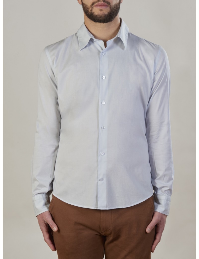 Camiceria Stefanelli - 100% cotton man shirt, garment dyed