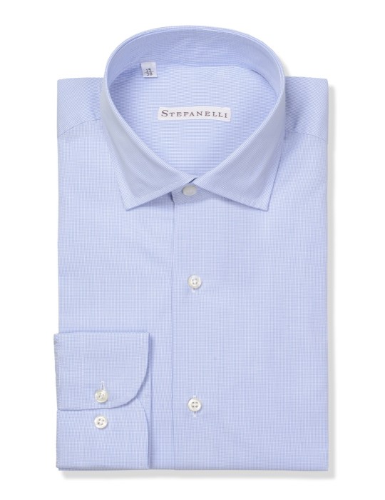 Camiceria Stefanelli - 100% cotton man shirt, poplin