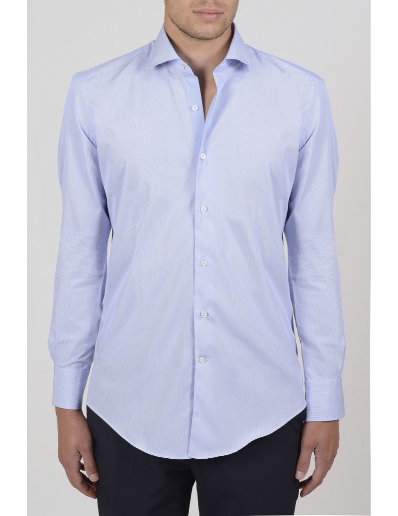 Camiceria Stefanelli - 100% cotton man shirt, thousand poplin