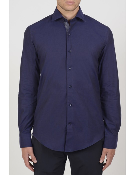 Uomo Abbigliamento da Camicie da Camicie casual e con bottoni CamiciaBagutta in Cotone da Uomo colore Blu 
