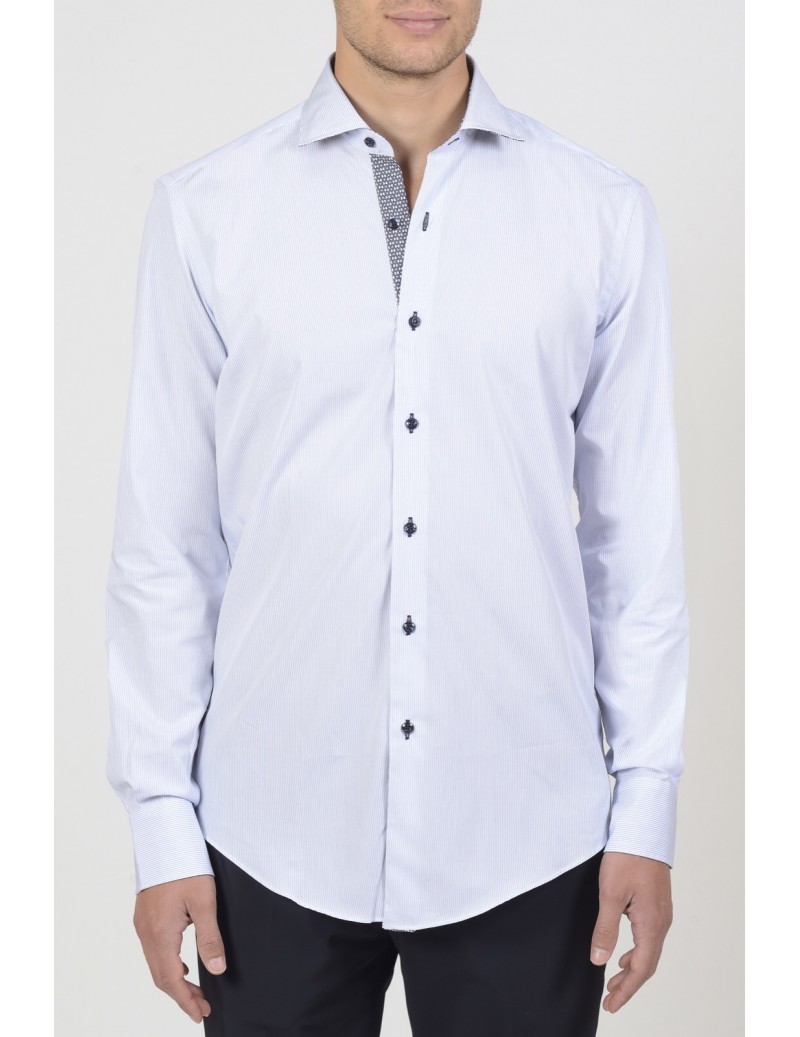Men's Shirts - 100% Cotton Men's Shirt, Fine Line: Shirt