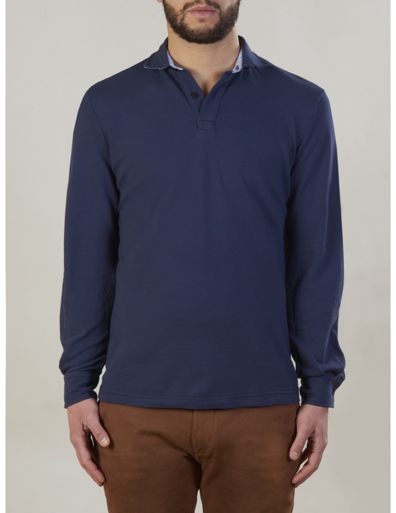 Camiceria Stefanelli - Man shirt 100% cotton pique knit